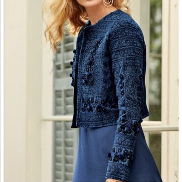 Soft Surroundings Theodora Bolero Jacket - Picture 2 of 11